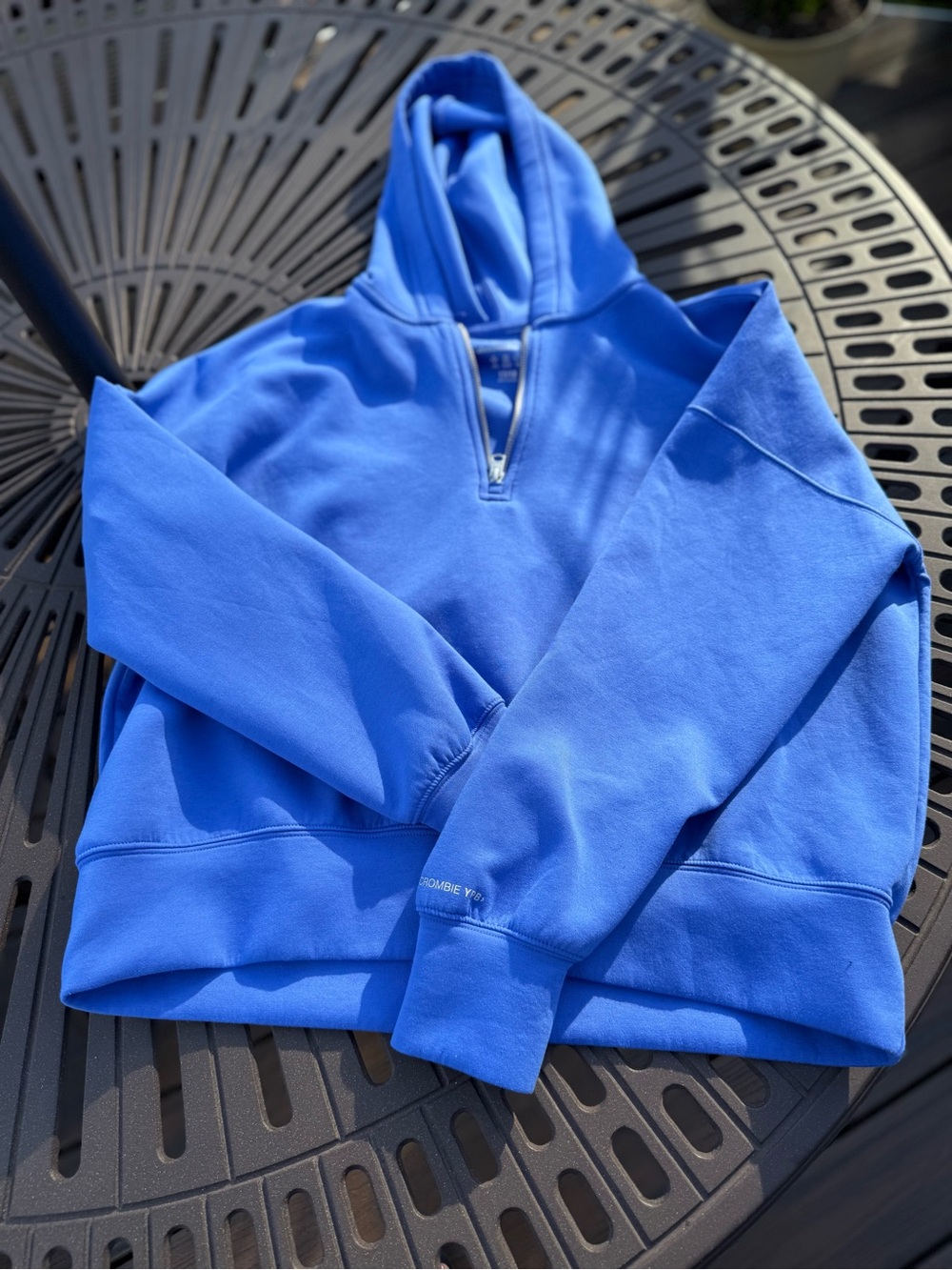 Abercrombie kids YPB half zip hoodie , like new !